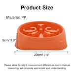 Non - Slip Modern Design Durable PP Pet Slow Feeder Bowl - GreenFur