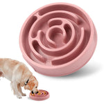 Non - slip Round Puzzle Pet Bowls Pet Slow Feeding Bowl - GreenFur