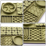 Non Slip Silicone Slow Feeder Lick Mat for Dogs and Cats - GreenFur