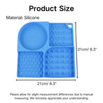 Non - Slip Slow Feed Design Silicone Pet Lick Mat with Suction Base - GreenFur