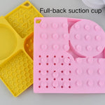 Non - Slip Slow Feed Design Silicone Pet Lick Mat with Suction Base - GreenFur