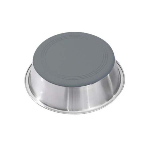 Nonslip Silicone Base Stainless Steel Dog Bowls - GreenFur