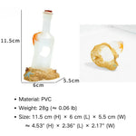 Nordic Style PVC Drift Bottle Aquarium Decoration for Aquascaping - GreenFur