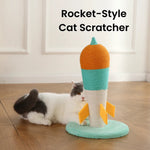 Novel Rocket - Style Dyed Jute Cat Scratcher with Soft Base - GreenFur