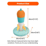 Novel Rocket - Style Dyed Jute Cat Scratcher with Soft Base - GreenFur