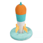 Novel Rocket - Style Dyed Jute Cat Scratcher with Soft Base - GreenFur