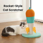 Novel Rocket - Style Dyed Jute Cat Scratcher with Soft Base - GreenFur
