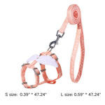 Nylon Durable Angel Wing Cat Harness and Leash Set - GreenFur
