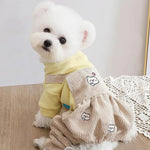 One Piece Outfits for Dogs with Bear Design - GreenFur