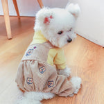 One Piece Outfits for Dogs with Bear Design - GreenFur