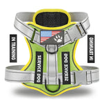 Orange Reflective Handle Dog Vest Harness - GreenFur