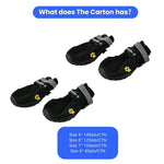 Outdoor Adjustable Reflective Strips Anti - Slip Soles Soft Pet Boots Dog Shoes - GreenFur