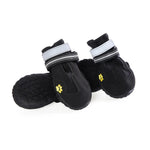 Outdoor Adjustable Reflective Strips Anti - Slip Soles Soft Pet Boots Dog Shoes - GreenFur
