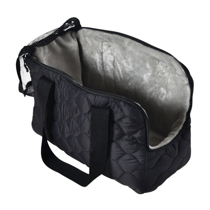 Outdoor Black Breathable Dog Handbag Pet Travel Bag - GreenFur