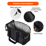 Outdoor Black Breathable Dog Handbag Pet Travel Bag - GreenFur