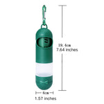 Outdoor Cat Dog Hand Sanitizer Garbage Bag Dispenser Pet Poop Bag Dispenser - GreenFur