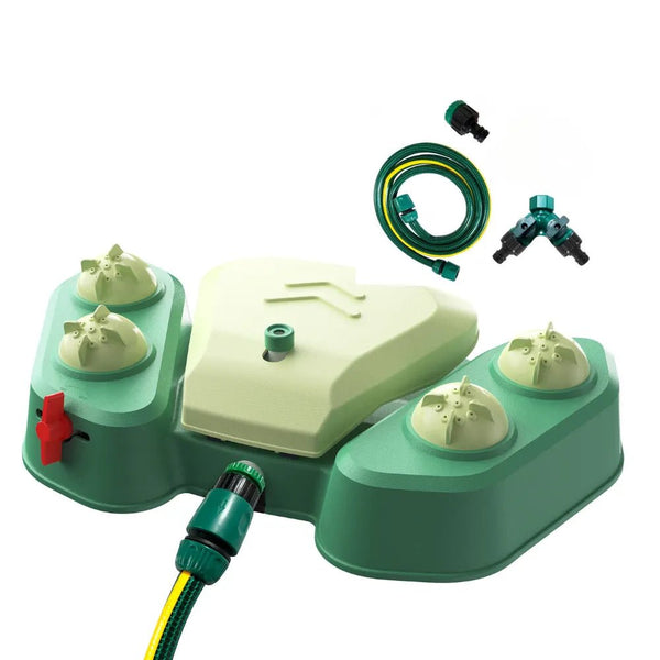 Outdoor Dog Water Play Sprinkler Garden Pet Bath Toy - GreenFur