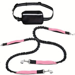 Outdoor Sports Reflective Dog Leash with Bag - GreenFur