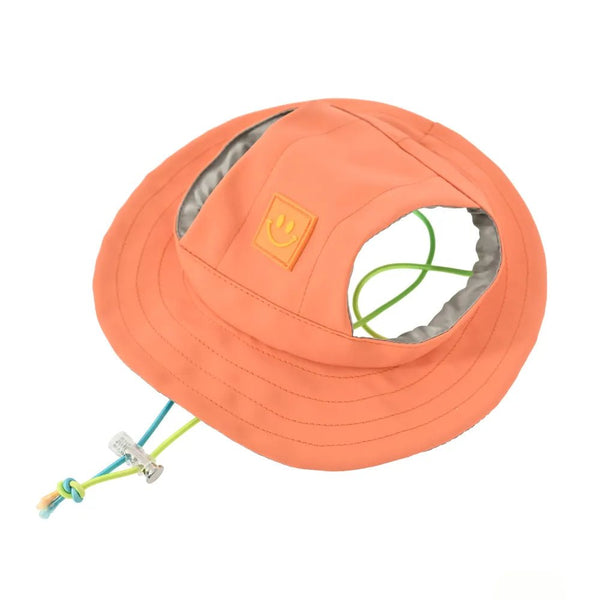 Outdoor Travel Collection Adjustable PU Waterproof Dog Sun Hat - GreenFur