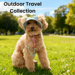 Outdoor Travel Collection Adjustable PU Waterproof Dog Sun Hat - GreenFur