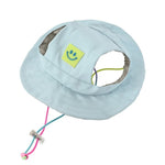 Outdoor Travel Collection Adjustable PU Waterproof Dog Sun Hat - GreenFur