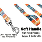 Outdoor Travel Fashion Printed Dog Leash Collar Set - GreenFur