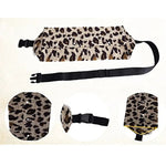 Outdoor Travel Pet Backpack Adjustable Leopard Print Lizard Sling Bag - GreenFur