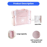 Outdoor Travel Portable Adorable Pet Dog Pink Bag - GreenFur