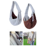 Outdoor Travel Portable Dog Slings Bag Reversible Pet Carrier Bag - GreenFur