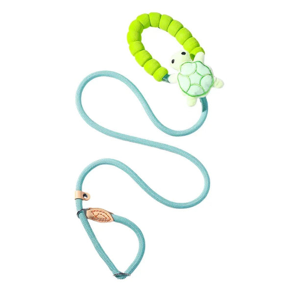 Outdoor Trendy Cartoon Dog P - Leash - GreenFur