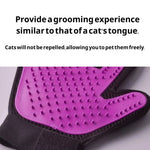 Pair of Pet Glove Bathing Massaging Shedding Hair Removal Care for Cats - GreenFur