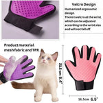Pair of Pet Glove Bathing Massaging Shedding Hair Removal Care for Cats - GreenFur