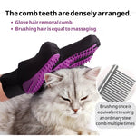 Pair of Pet Glove Bathing Massaging Shedding Hair Removal Care for Cats - GreenFur
