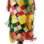 Palm Leaf Bird Toy Natural Colorful Parrot Toys - GreenFur