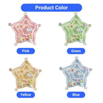 Parrot Chewing Puzzle Toy Spinning Star Interactive Bird Cage Accessory for Budgerigars Cockatiels and Small Birds - GreenFur