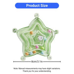 Parrot Chewing Puzzle Toy Spinning Star Interactive Bird Cage Accessory for Budgerigars Cockatiels and Small Birds - GreenFur