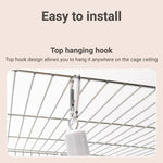Parrot Climbing Rope Spiral Ladder Hanging Toy with Tassel for Cockatiels and Small Birds - GreenFur