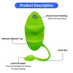 Parrot Feeder Fruit Vegetable Holder with Mirror Cage Hanging Toy - GreenFur