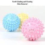 Paw Print Hollow TPR Dog Chew Toy in Multiple Colors - GreenFur