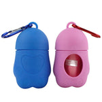 Paw Shape Dog Poop Bag Dispenser with 1 Roll Waste Bags - GreenFur