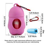 Paw Shape Dog Poop Bag Dispenser with 1 Roll Waste Bags - GreenFur