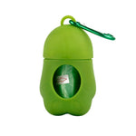 Paw Shape Dog Poop Bag Dispenser with 1 Roll Waste Bags - GreenFur