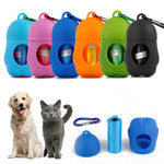 Paw Shape Dog Poop Bag Dispenser with 1 Roll Waste Bags - GreenFur