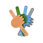 Paw Shape Silicone Pet Palm Massage and Bath Brush - GreenFur