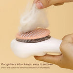 Paw Shaped Cat Grooming Brush with Massage Function - GreenFur