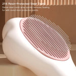 Paw Shaped Cat Grooming Brush with Massage Function - GreenFur