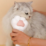 Paw Shaped Cat Grooming Brush with Massage Function - GreenFur