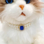 Pearl Double - Layer Pet Collar Necklace for Cats and Dogs - GreenFur