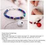 Pet Accessories Adjustable Cute Kitty Cat Pet Bell Collar - GreenFur