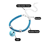 Pet Accessories Adjustable Cute Kitty Cat Pet Bell Collar - GreenFur